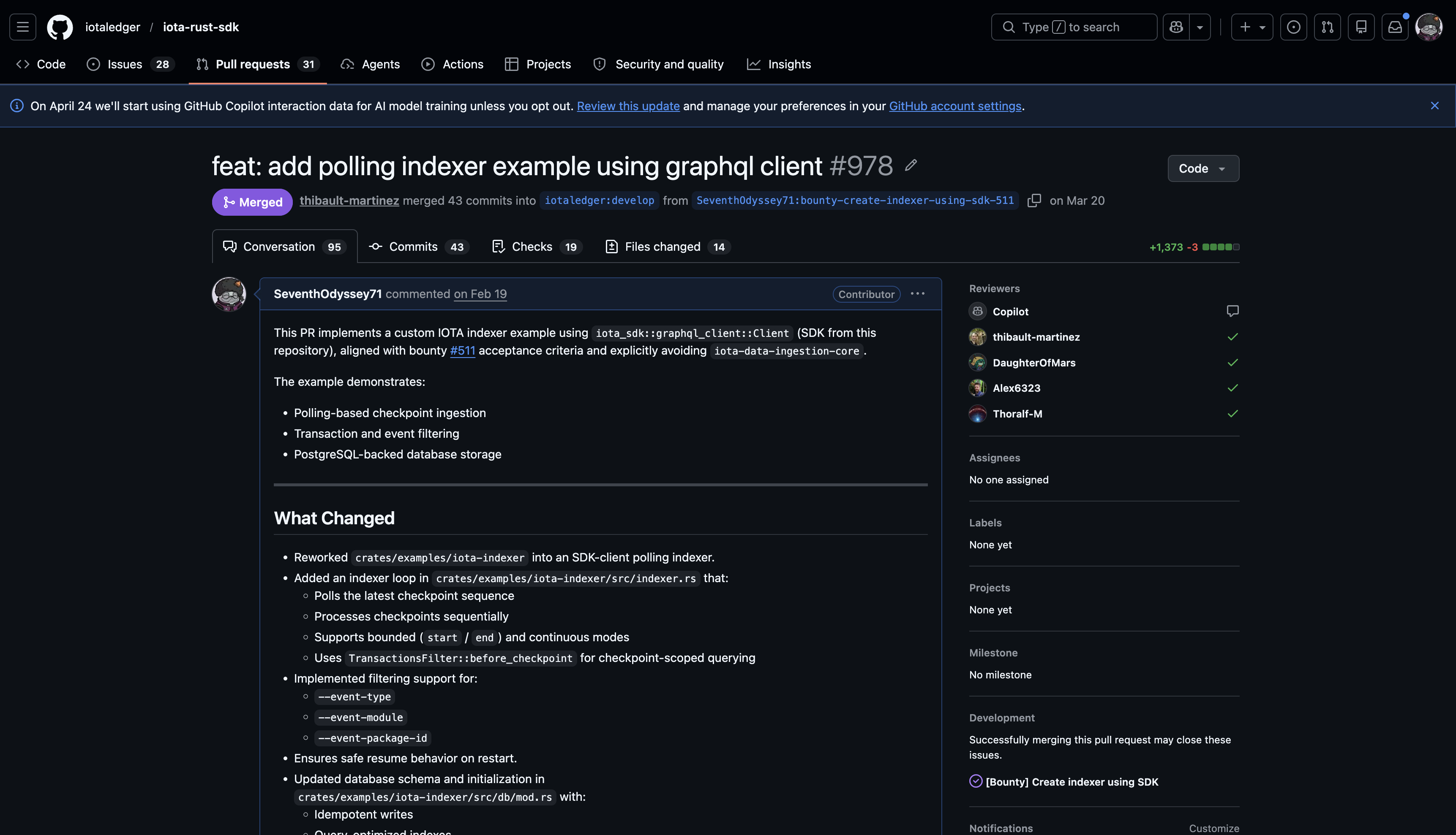 IOTA Polling Indexer